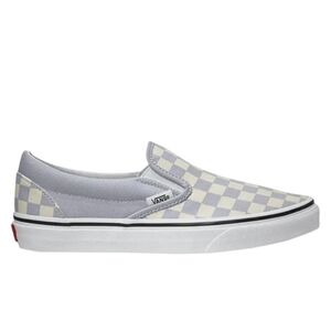 Vans Kids' Classic Slip On Checkerboard Gray Dawn Shoes Sneakers, Sz 4.5